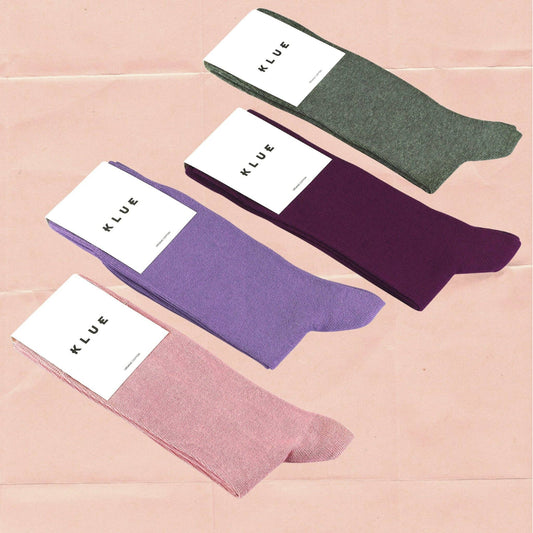 KLUE AIR Premium Sokker - Cotton Socks - KLUE - Chicsox - KLMBNAIR#03#009-LIGHTPURPLE